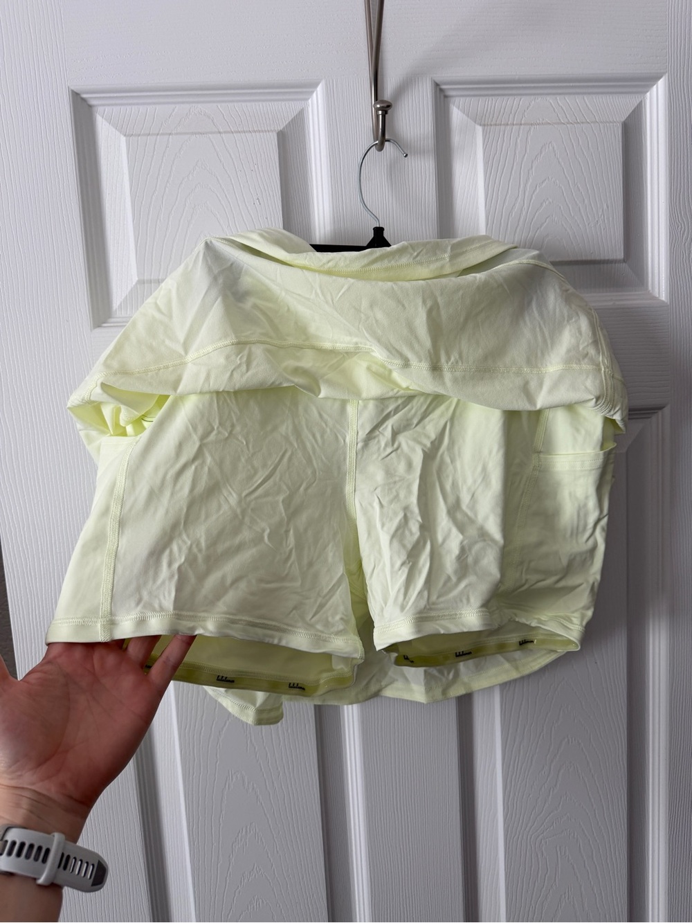 Lululemon Light Yellow Athletic Skort - Picture 3 of 5